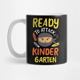 Ready To Attack Kindergarten Cute Ninja Mug